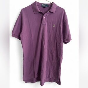 Vintage Polo by Ralph Lauren Men's Polo Shirt in Rich Purple